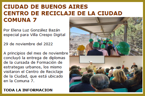 CENTRO RECICLAJE COMUNA 7